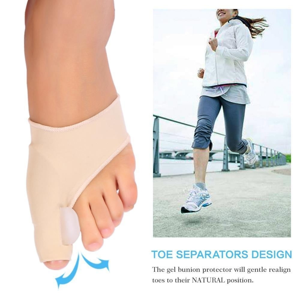 1 Pair Toe Varus Supporter Bunion Straightener Corrector Alignment Pain Relief Image 1