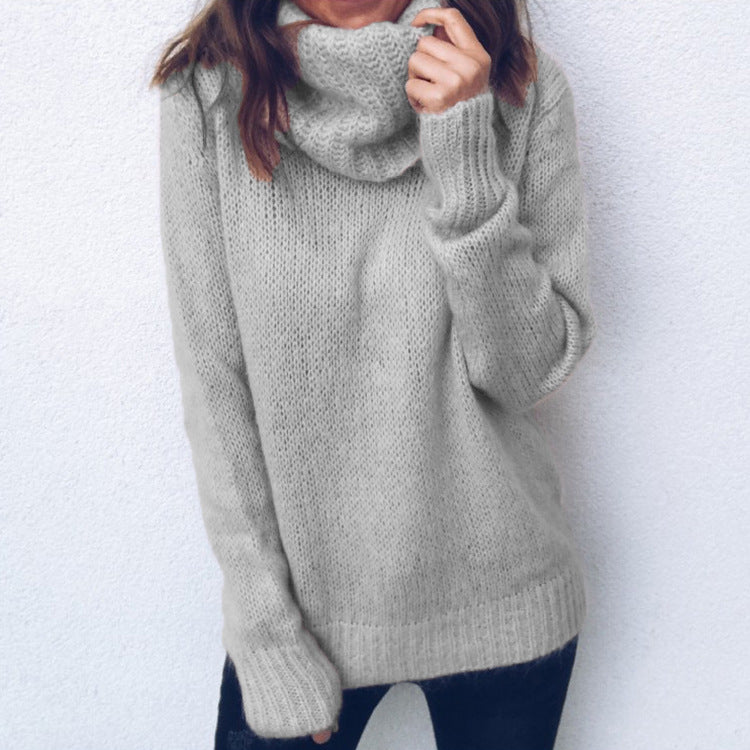 Womens Turtleneck Pullover Image 4