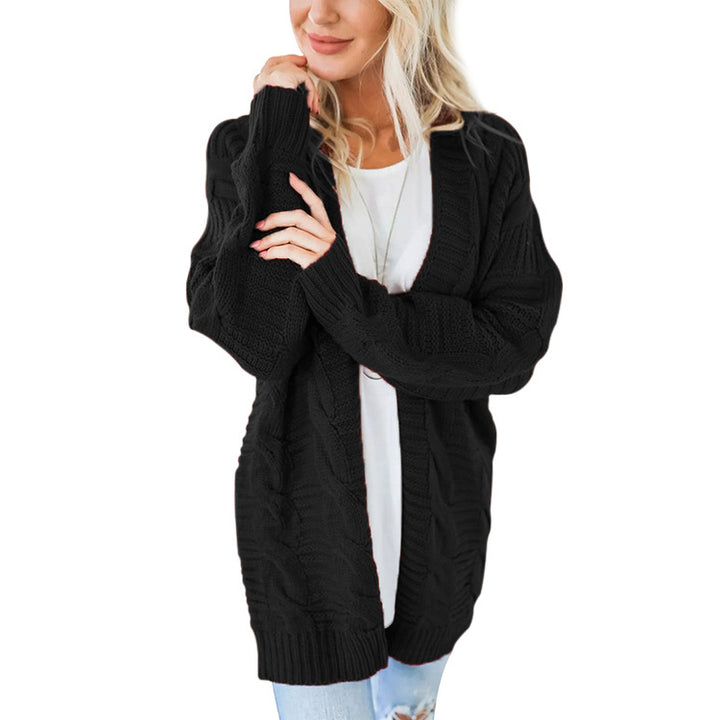 Womens Fall / Winter Twisted Thick Cardigan Image 1