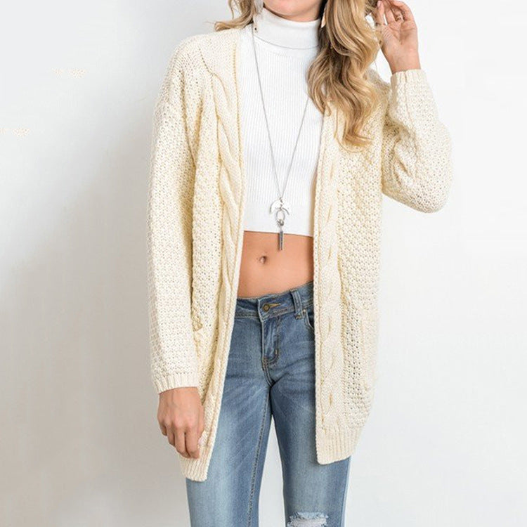 Womens Sweater Knit Cardigan Image 1