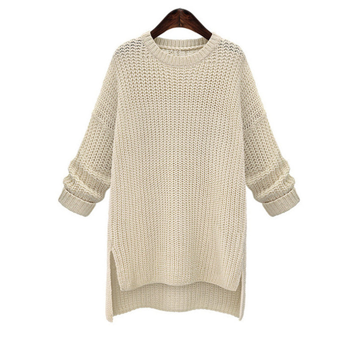 Womens Midi Split Sweater Coat Image 2