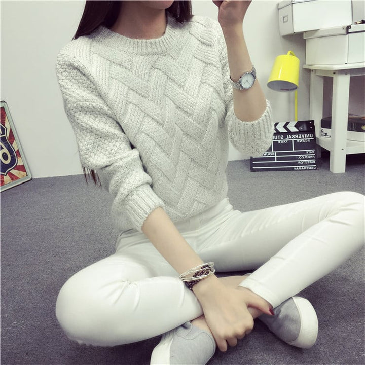 Womens Knit Sweatshirt Image 1