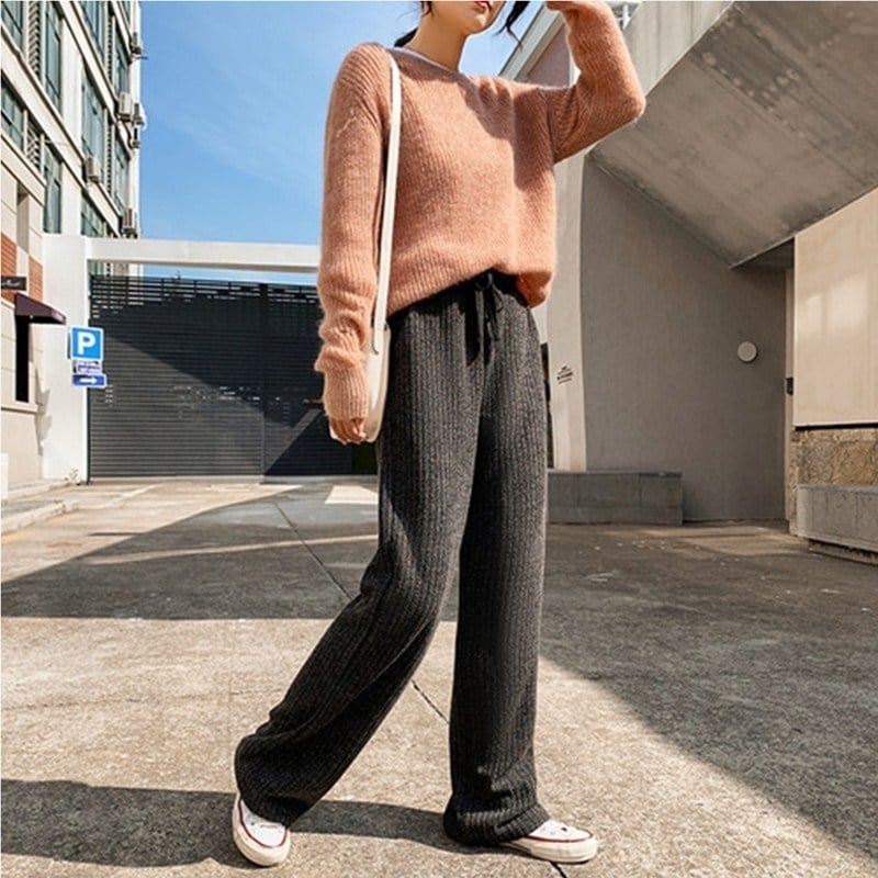 Womens Floor Pants Wide Leg Pants Image 1