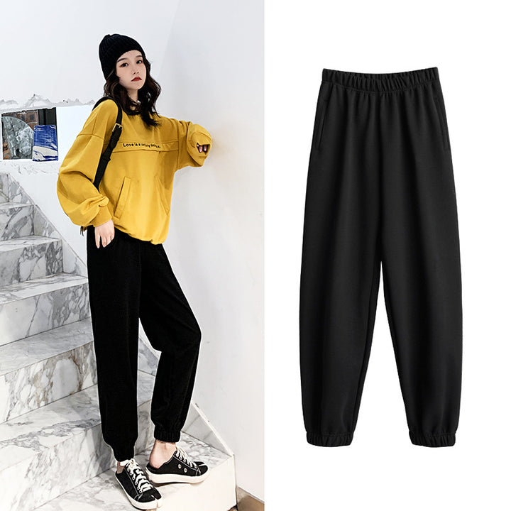 Womens Sports Loose Harem Pants Image 1