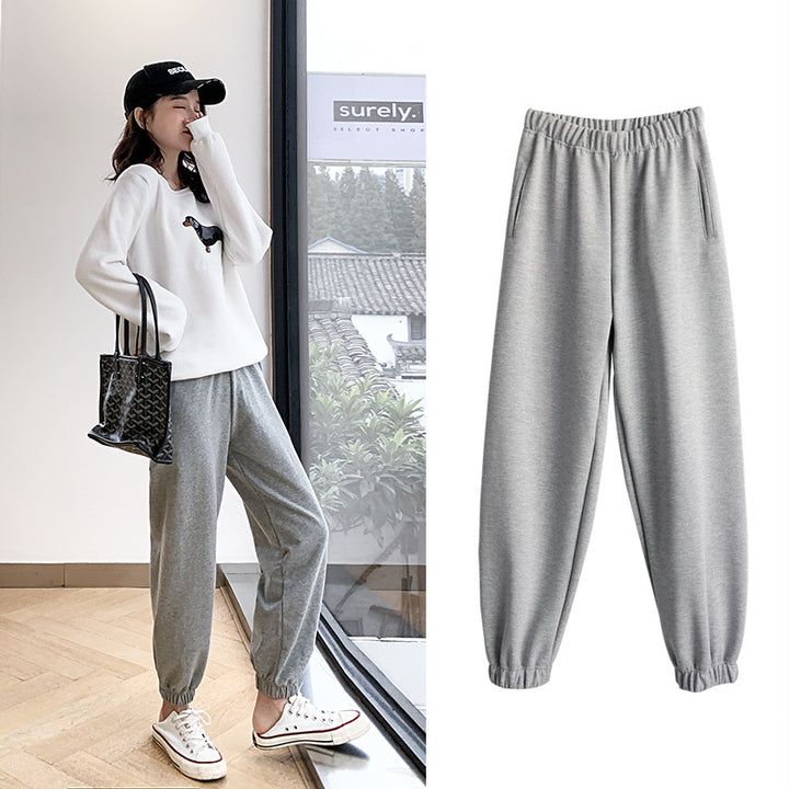 Womens Sports Loose Harem Pants Image 4