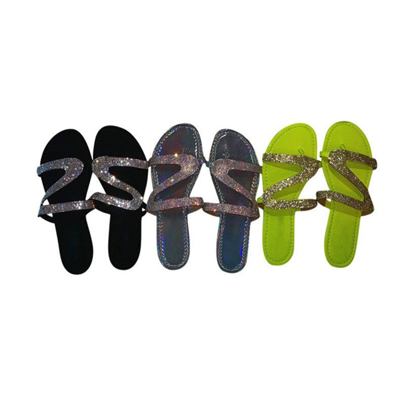 Womens Sandals Crystal Beach Shoes Image 3