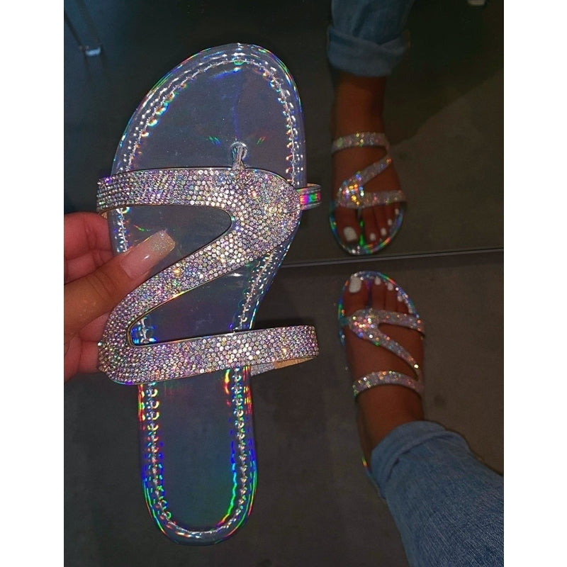 Womens Sandals Crystal Beach Shoes Image 1