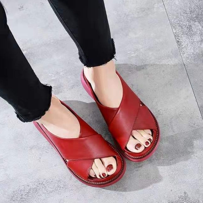 Plus Size Slippers Womens Retro Shoes Image 2