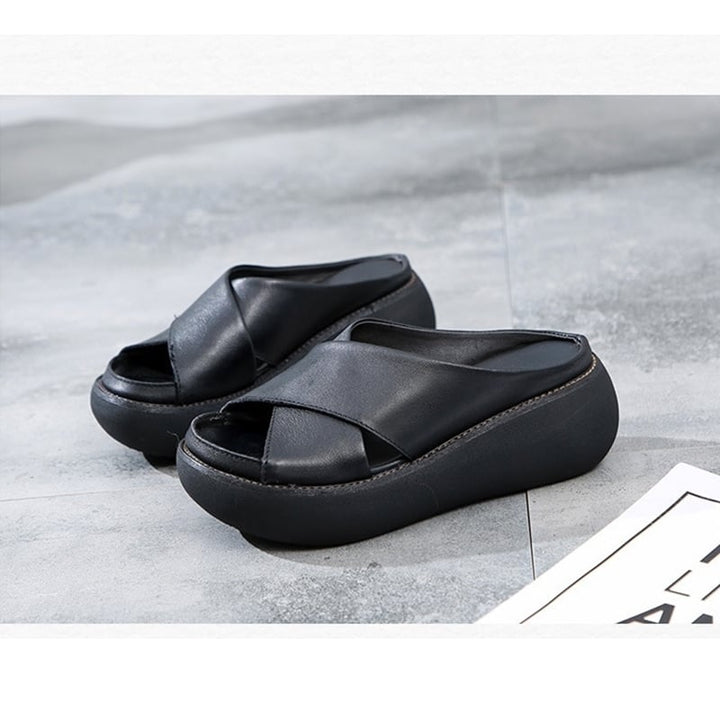 Plus Size Slippers Womens Retro Shoes Image 1