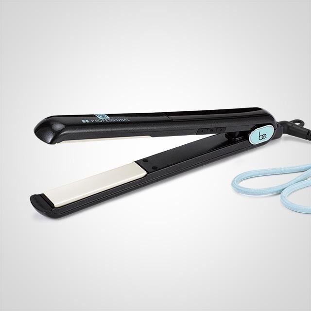 Be Professional Digital Flat Iron 1 Thermolon Pearl Black 450F 11ft Cord Image 1