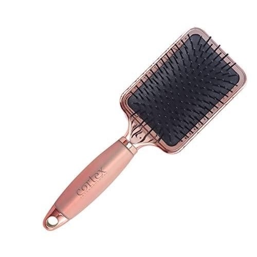 Cortex International Silicone Grip 3.5" Rose Gold Detangle Vent Brush For All Hair Types Image 1