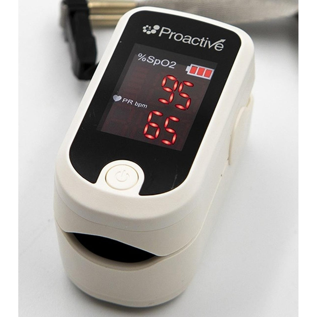 Proactive Protekt Finger Pulse Oximeter SpO2 Monitor Oxygen Saturation 20110 Image 1