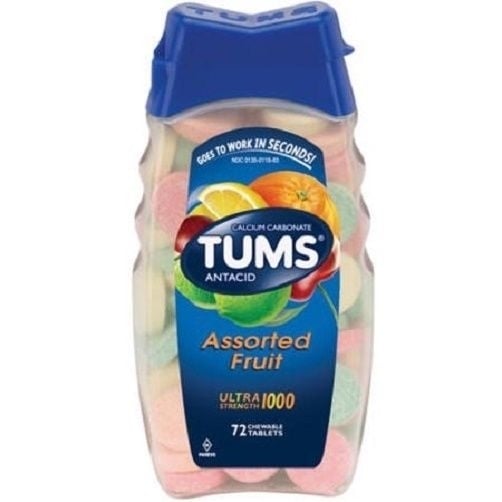 Tums Ultra 1000 Maximum Strength Assorted Fruit Antacid/Calcium Supplement Image 3