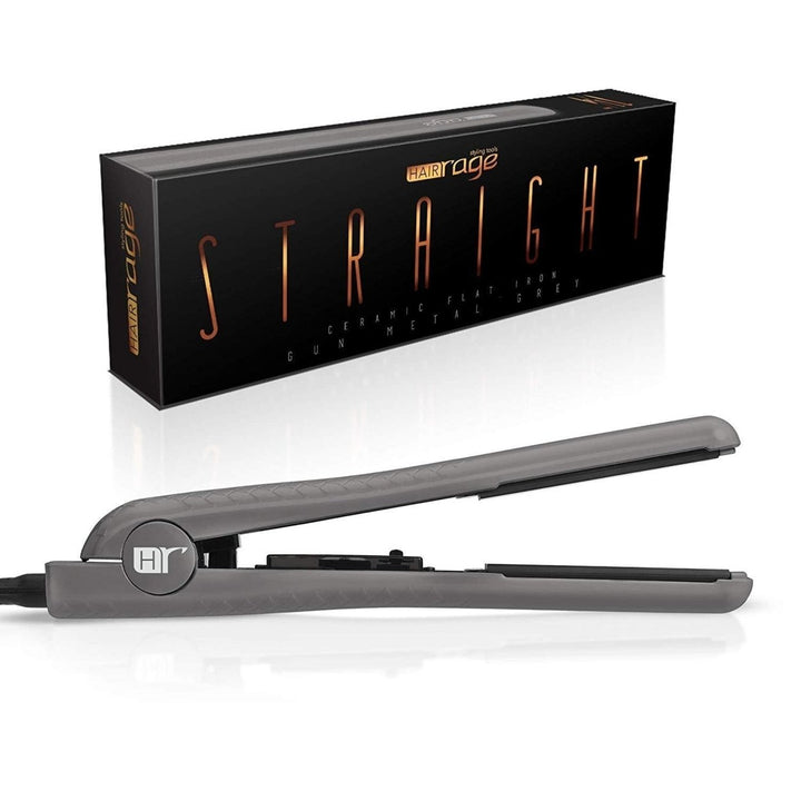 Hair Rage 1.25" Ceramic Flat Iron with Tourmaline Plates Multiple Colors Image 2