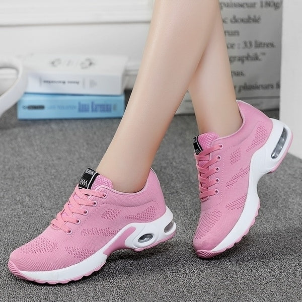 Womens Fashion Sports Running Shoes Breathable Comfortable Image 1