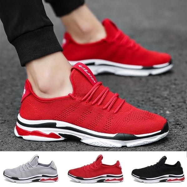 Unisex Casual Shoes Breathable Durable Running Outdoor Lace-Up Sneaker Image 1