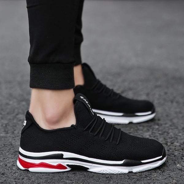 Unisex Casual Shoes Breathable Durable Running Outdoor Lace-Up Sneaker Image 1