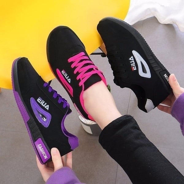 Womens Trainer Shoes Breathable Casual Sneakers Mesh Image 2