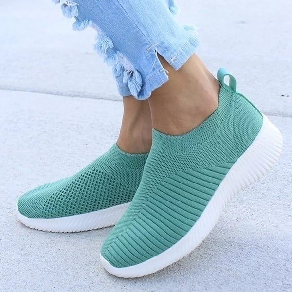 Women Trainers Knit Sport Shoes Image 1