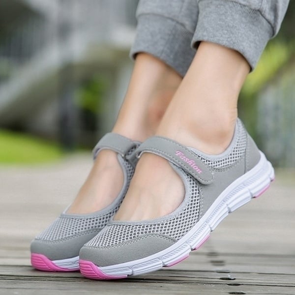 Summer Women Casual Sneakers Mesh Breathable Walking Shoes Image 1