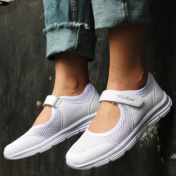 Summer Women Casual Sneakers Mesh Breathable Walking Shoes Image 1