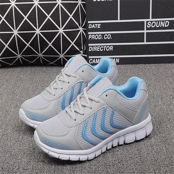 Casual Womens Sneakers Breathable Mesh Running Sports Shoes Image 1