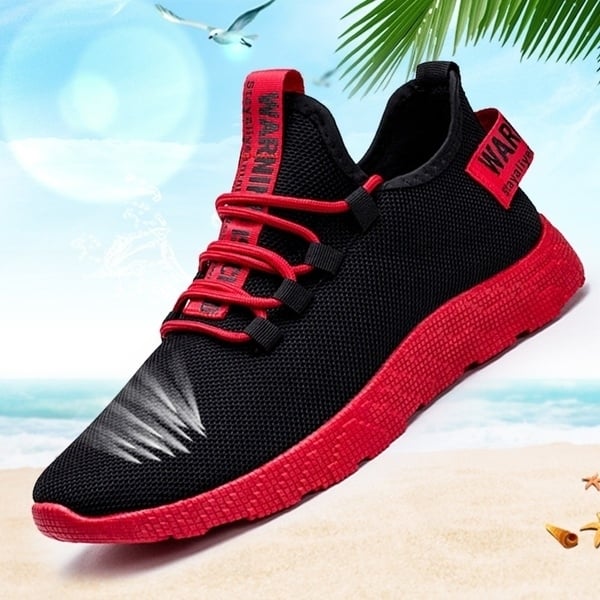 Casual Sports Shoes For Men Breathable Mesh Shoes Outdoor Image 3