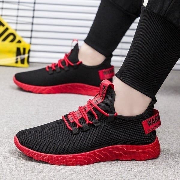 Casual Sports Shoes For Men Breathable Mesh Shoes Outdoor Image 1