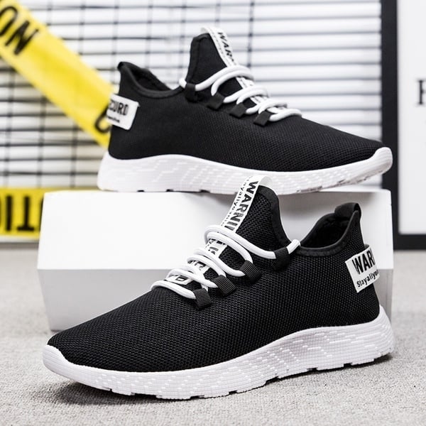 Casual Sports Shoes For Men Breathable Mesh Shoes Outdoor Image 1