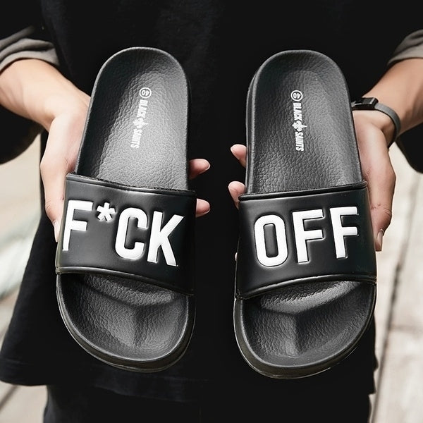 Men Slippers Beach Shoes Personalized Flip-flop Sandals Image 2