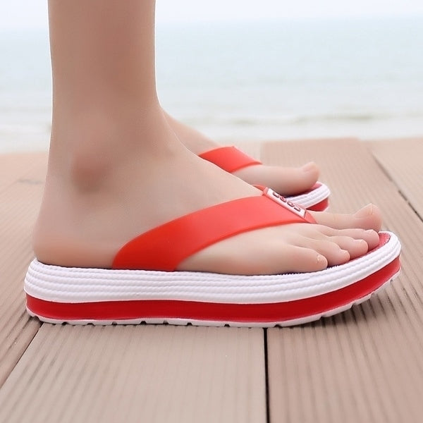 Summer Women Slip Non-slip Soft Comfortable Slippers Indoor Image 1