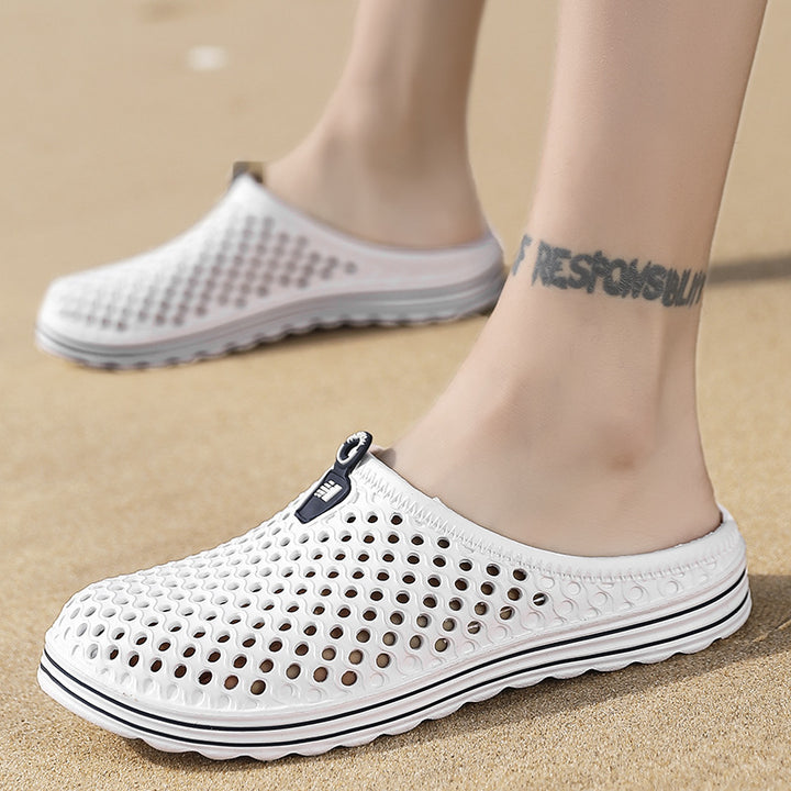 Unisex Summer Hollow-out Breathable Slippers Beach Shoes Image 1