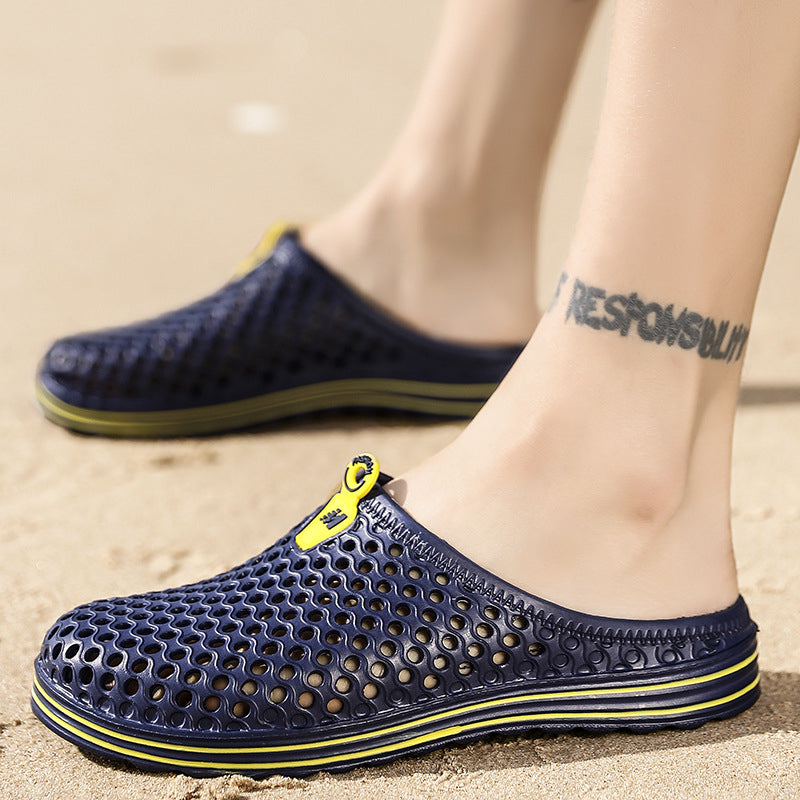 Unisex Summer Hollow-out Breathable Slippers Beach Shoes Image 3