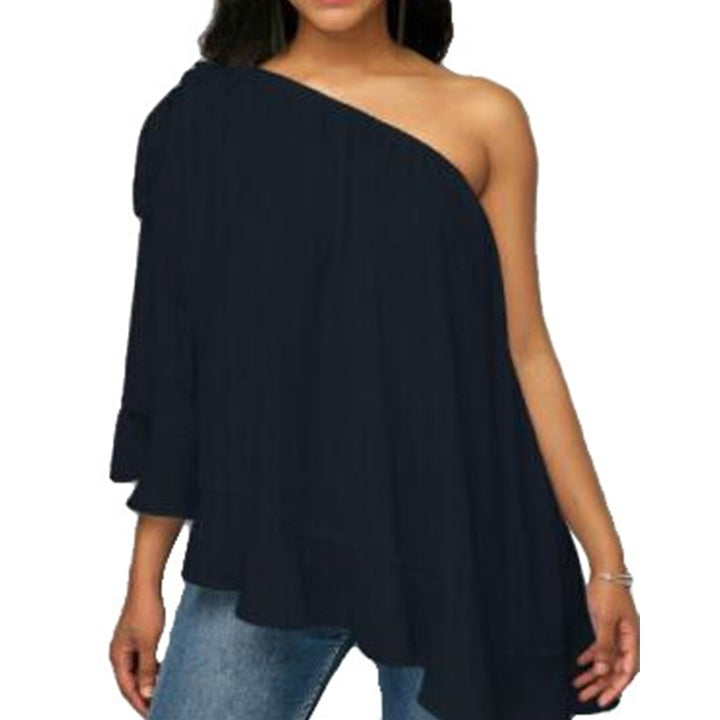 Womens Chiffon Shirt Sleeveless Loose Tops T Shirt Plus Size S-5XL Image 3