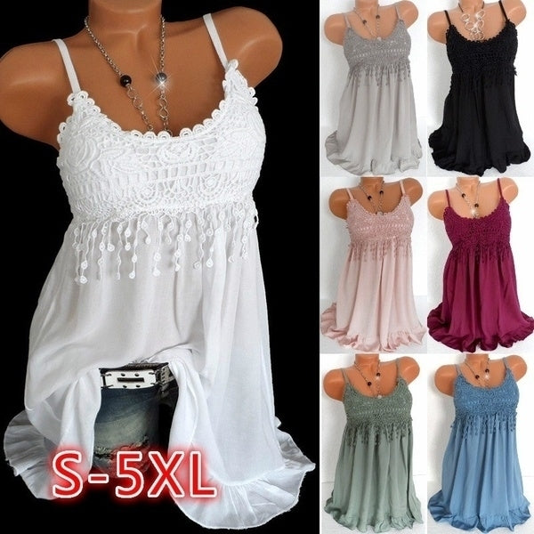 7 Colors Dress Women Lady Sexy Sleeveless Bodycon Dress Lace Image 1