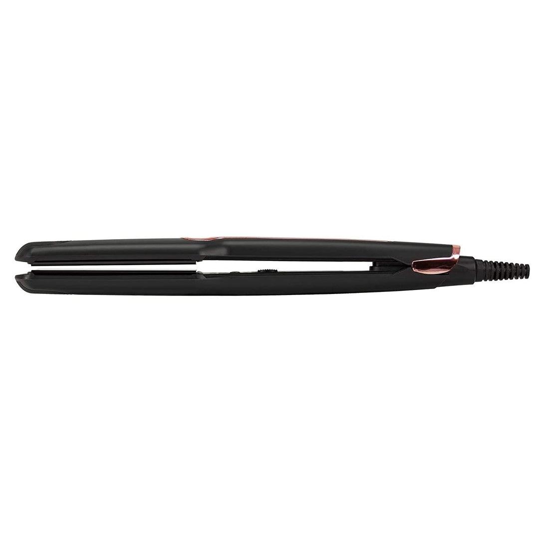 Hair Rage Flat Iron 1.5 Inch Ceramic Ionic Infrared Tourmaline Plates Black Image 3