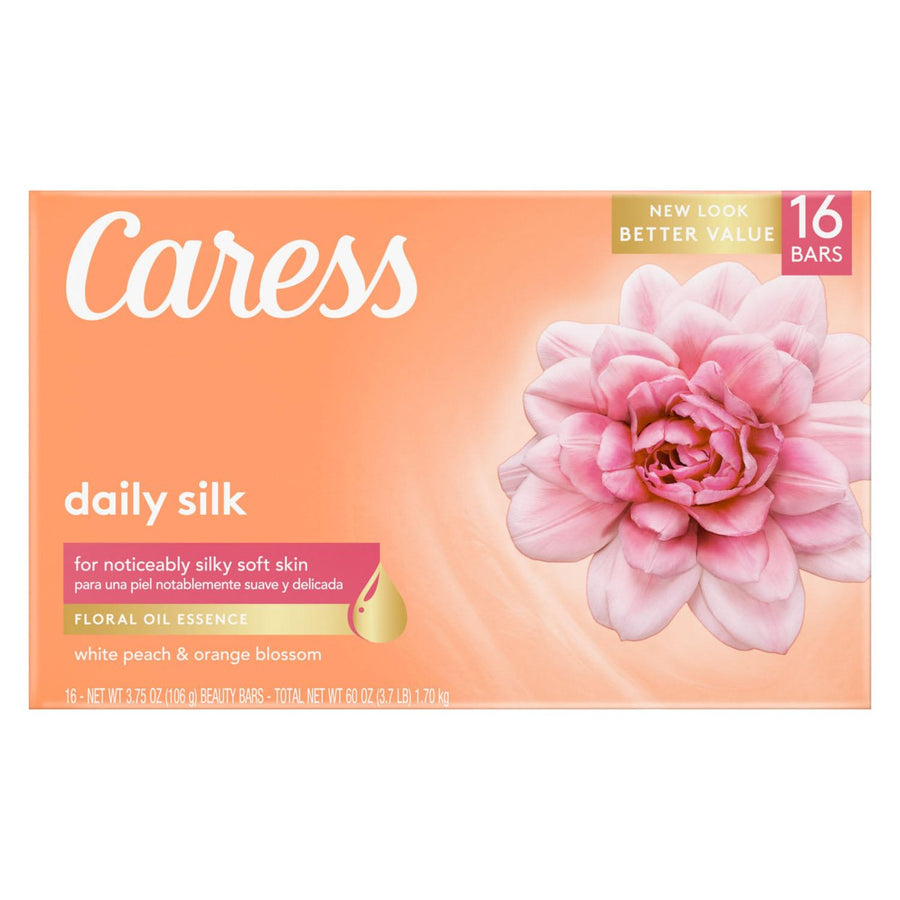 Caress Silkening Beauty Bar Daily Silk 3.75 Ounce (16 Count) Image 1