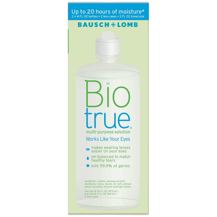 Biotrue Contact Lens Solution for Soft Contact Lenses (10 oz. 2 pk. + 2 oz.) Image 4