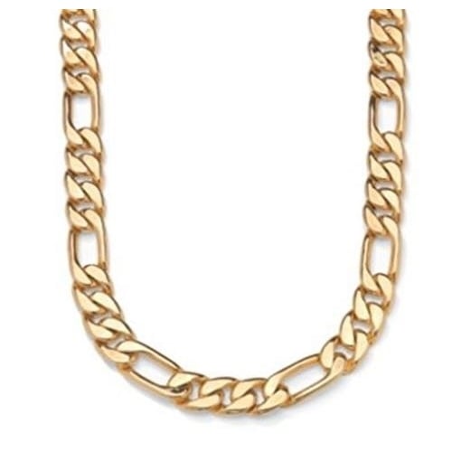 14k Gold Filled Figaro Link Chain necklace Image 1