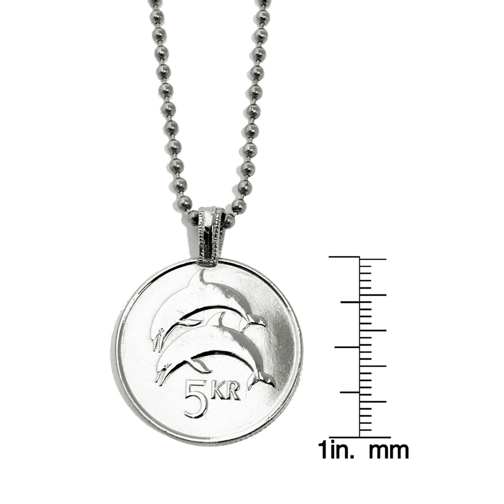 Dolphin Coin Necklace Image 2