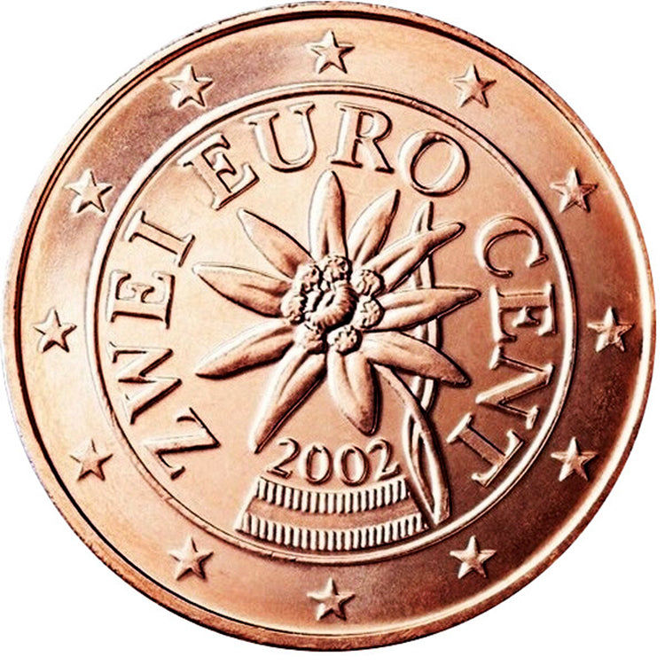 Austrian 2 Euro Bar Coin Tie Clip Image 3