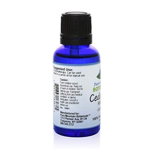 Cedarwood (Cedrus Deodara) Essential Oil - 100% Pure Natural and Kosher - 1 fl oz Bottle Image 3