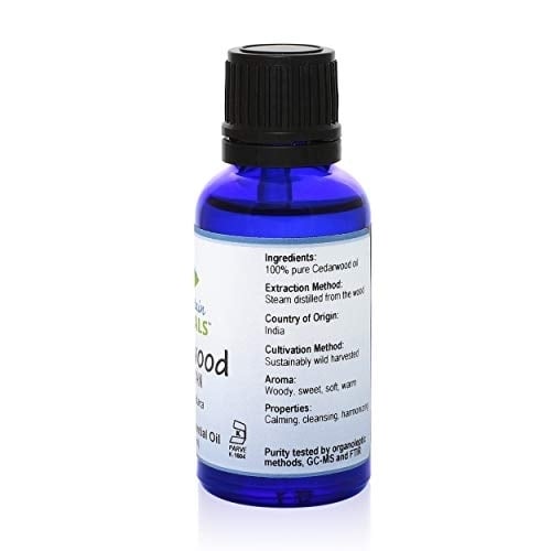 Cedarwood (Cedrus Deodara) Essential Oil - 100% Pure Natural and Kosher - 1 fl oz Bottle Image 4