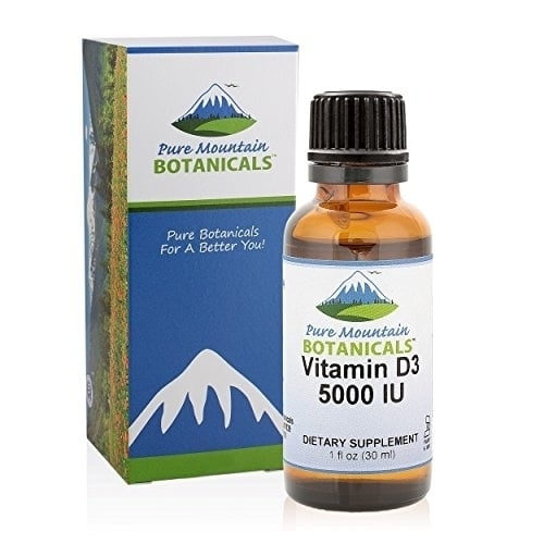 Liquid Vitamin D Drops - Unflavored Kosher D3 Liquid Drops in MCT Oil - 5000IU per serving - 1oz Bottle Image 4