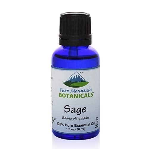 Sage (Salvia Officinalis) Essential Oil - 100% Pure Natural and Kosher - 1 fl oz Bottle Image 1
