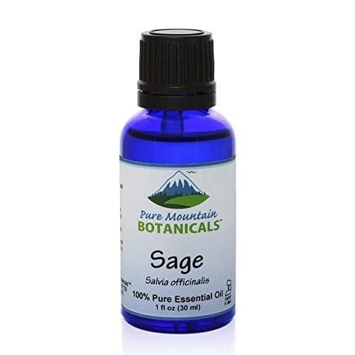 Sage (Salvia Officinalis) Essential Oil - 100% Pure Natural and Kosher - 1 fl oz Bottle Image 2