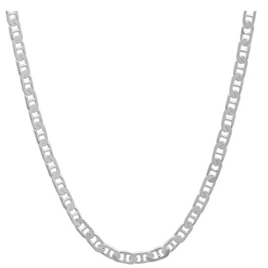 White Gold Filled Mariner Chain 24 Image 1