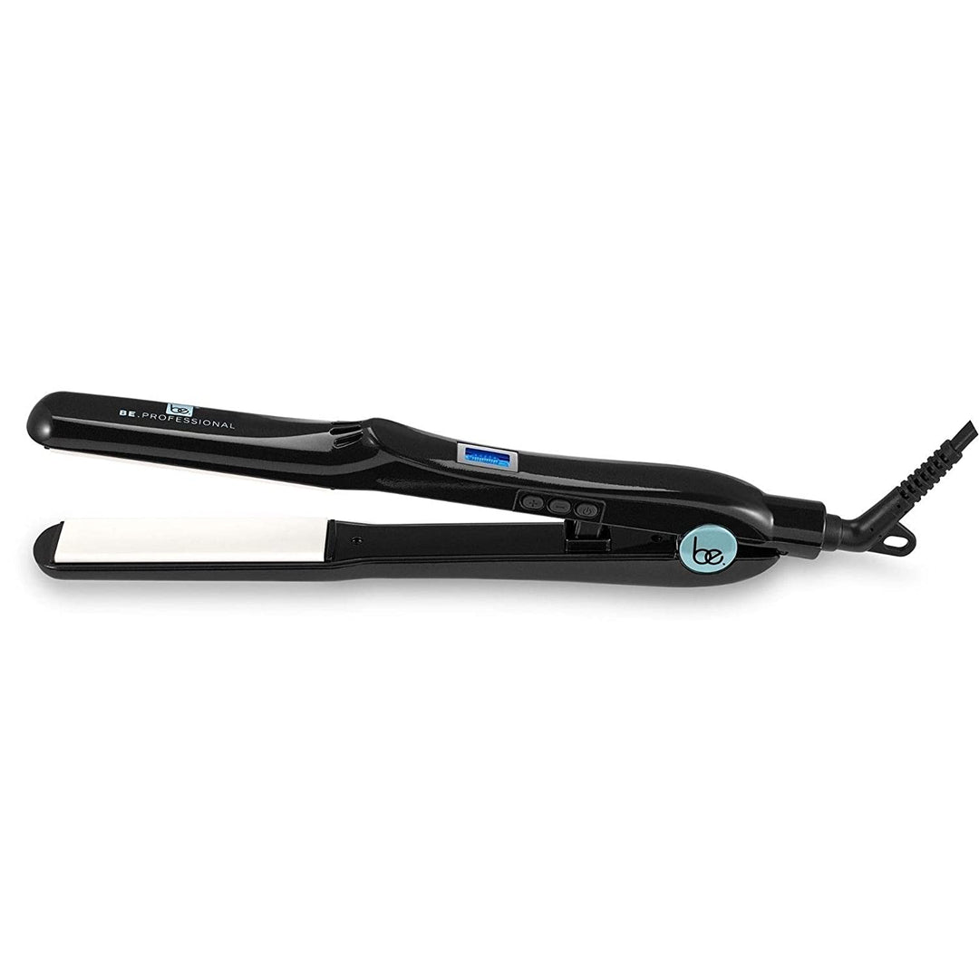 Professional Digital Flat Iron Thermolon 1-Inch Pearl Black Croc Style Image 1