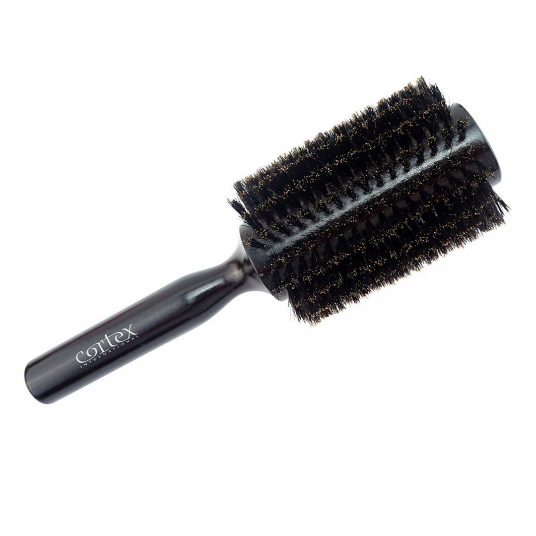 Cortex Professional Boar Bristle Brushes For Women and Men - Round Hair Brush Wooden Handle For All Hair Types (1.4 Image 1