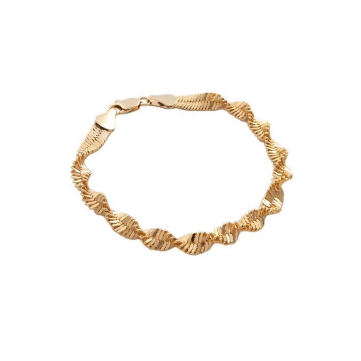 14k Gold Filled Twist Bracelet Image 1